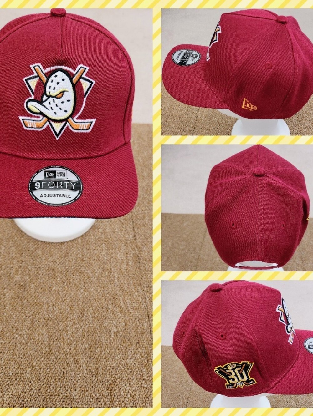 ANAHEIM DUCKS NHL HOCKEY SNAPBACK HAT.